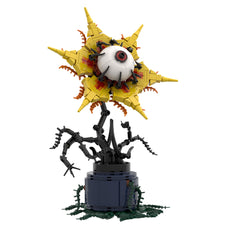 Gothic Series - Skull& Evil Eye With Flower MOC Building Block Bricks |MocPixel
