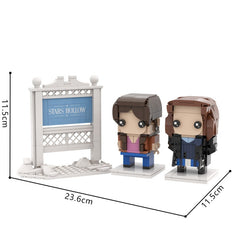 433PCS Girls of Gilmore-Lorelai And Rory MOC Building Block Bricks |MocPixel