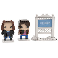 433PCS Girls of Gilmore-Lorelai And Rory MOC Building Block Bricks |MocPixel