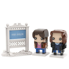 433PCS Girls of Gilmore-Lorelai And Rory MOC Building Block Bricks |MocPixel