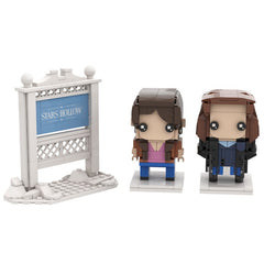 433PCS Girls of Gilmore-Lorelai And Rory MOC Building Block Bricks |MocPixel