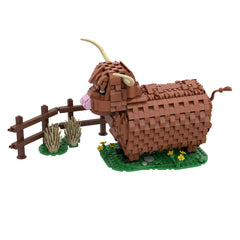 923PCS Highland Cattle/ Kyloe MOC Building Block Bricks |MocPixel