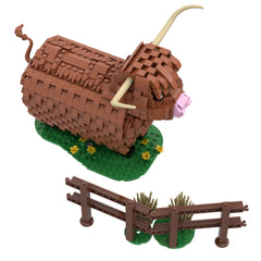923PCS Highland Cattle/ Kyloe MOC Building Block Bricks |MocPixel