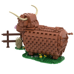 923PCS Highland Cattle/ Kyloe MOC Building Block Bricks |MocPixel