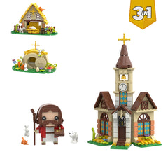 382PCS 3 in 1- Easter Jesus MOC Building Block Bricks |MocPixel