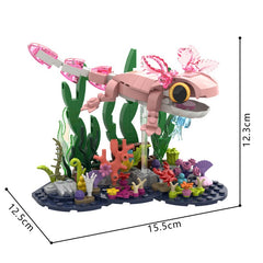 227PCS Axolotl MOC Building Block Bricks |MocPixel