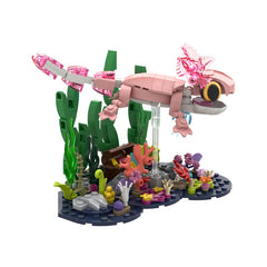 227PCS Axolotl MOC Building Block Bricks |MocPixel