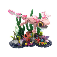 227PCS Axolotl MOC Building Block Bricks |MocPixel