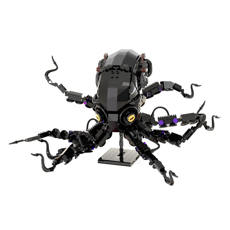 668PCS Obsidian Mech: Treasure Hunt Operation - The Octopus MOC Building Block Bricks |MocPixel