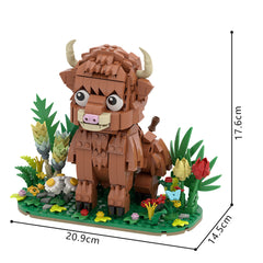 660PCS Highland cow baby MOC Building Block Bricks |MocPixel
