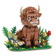 660PCS Highland cow baby MOC Building Block Bricks |MocPixel