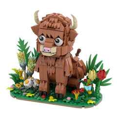 660PCS Highland cow baby MOC Building Block Bricks |MocPixel