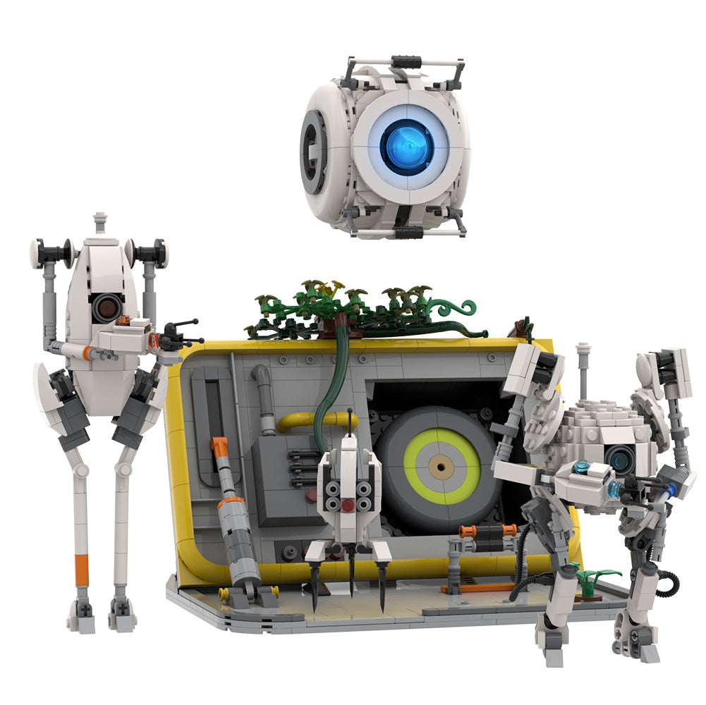 1274PCS Portal Wheatley MOC Building Block Bricks |MocPixel