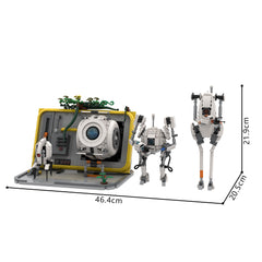 1274PCS Portal Wheatley MOC Building Block Bricks |MocPixel