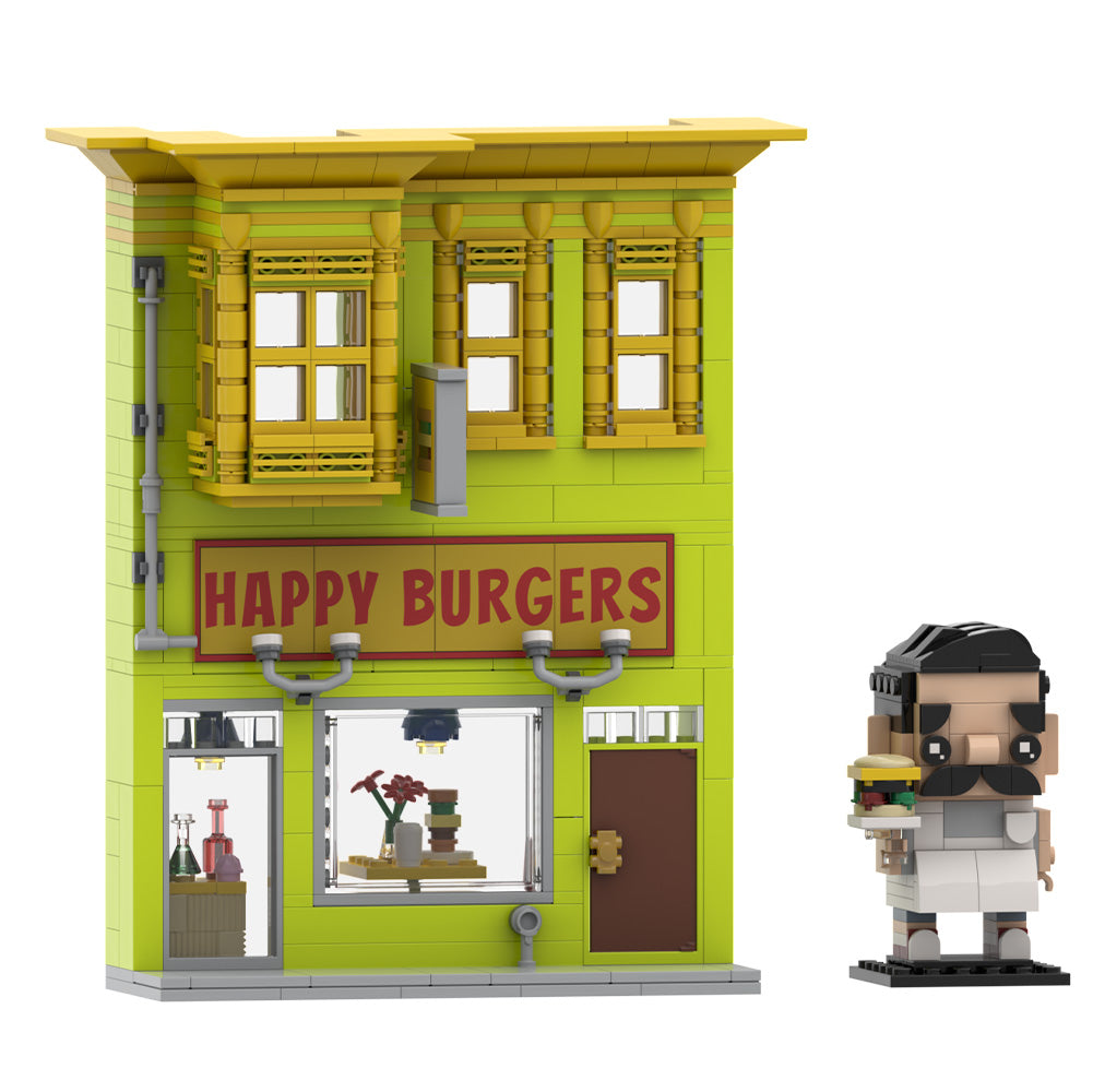586PCS Bob's Burgers MOC Building Block Bricks |MocPixel