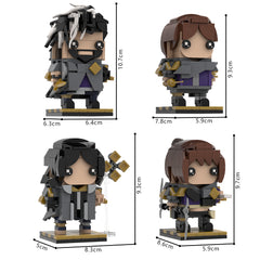 961PCS CO: Expedition 33 Gustave，Lune，Maelle，Sciel MOC Building Block Bricks |MocPixel