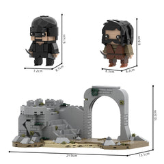 516PCS The Princess Bride-Westley Fights Inigo MOC Building Block Bricks |MocPixel