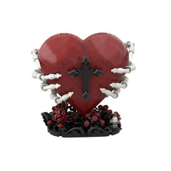562PCS Gothic Sacred Heart MOC Building Block Bricks |MocPixel