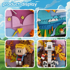 1284PCS Calvin And Hobbs Tree 3D Painting MOC Building Block Bricks |MocPixel