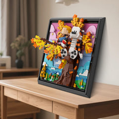 1284PCS Calvin And Hobbs Tree 3D Painting MOC Building Block Bricks |MocPixel