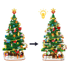 660PCS Christmas Tree With LED Light MOC Building Block Bricks |MocPixel