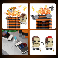 516PCS Bruce Willis - Death Hard MOC Building Block Bricks |MocPixel