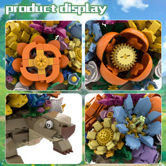 518PCS Turtle With Flower MOC Building Block Bricks |MocPixel