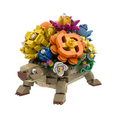 518PCS Turtle With Flower MOC Building Block Bricks |MocPixel