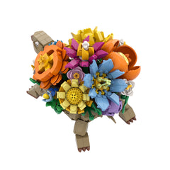 518PCS Turtle With Flower MOC Building Block Bricks |MocPixel