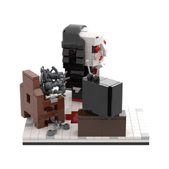 444PCS Screne of SAW MOC Building Block Bricks |MocPixel
