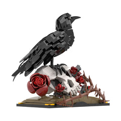 733PCS Crow with skull & flower MOC Building Block Bricks |MocPixel