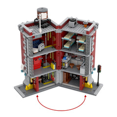 1510PCS Ghost Firehouse Company 8 MOC Building Block Bricks |MocPixel