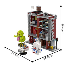 1510PCS Ghost Firehouse Company 8 MOC Building Block Bricks |MocPixel