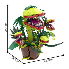 Multiple Heads Audrey II - Little Shop of Horrors MOC Building Block Bricks |MocPixel
