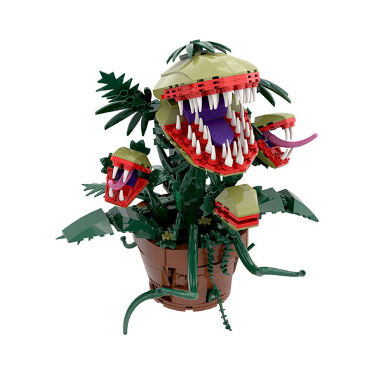 Multiple Heads Audrey II - Little Shop of Horrors MOC Building Block Bricks |MocPixel 1000