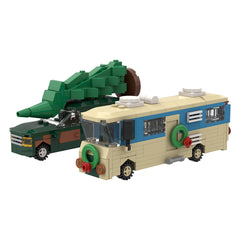 Xmas Vacation Mini House& RV MOC Building Block Bricks |MocPixel MOC Building Block Bricks |MocPixel