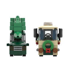 Xmas Vacation Mini House& RV MOC Building Block Bricks |MocPixel MOC Building Block Bricks |MocPixel