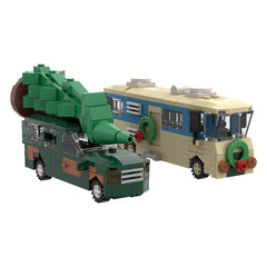 Xmas Vacation Mini House& RV MOC Building Block Bricks |MocPixel MOC Building Block Bricks |MocPixel