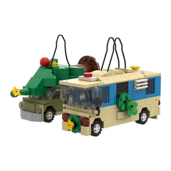 Xmas Vacation Mini House& RV MOC Building Block Bricks |MocPixel MOC Building Block Bricks |MocPixel