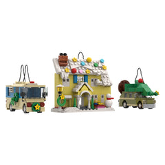 Xmas Vacation Mini House& RV MOC Building Block Bricks |MocPixel MOC Building Block Bricks |MocPixel