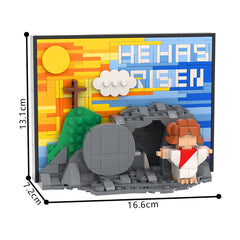 675PCS Jesus Resurrection Scene MOC Building Block Bricks |MocPixel
