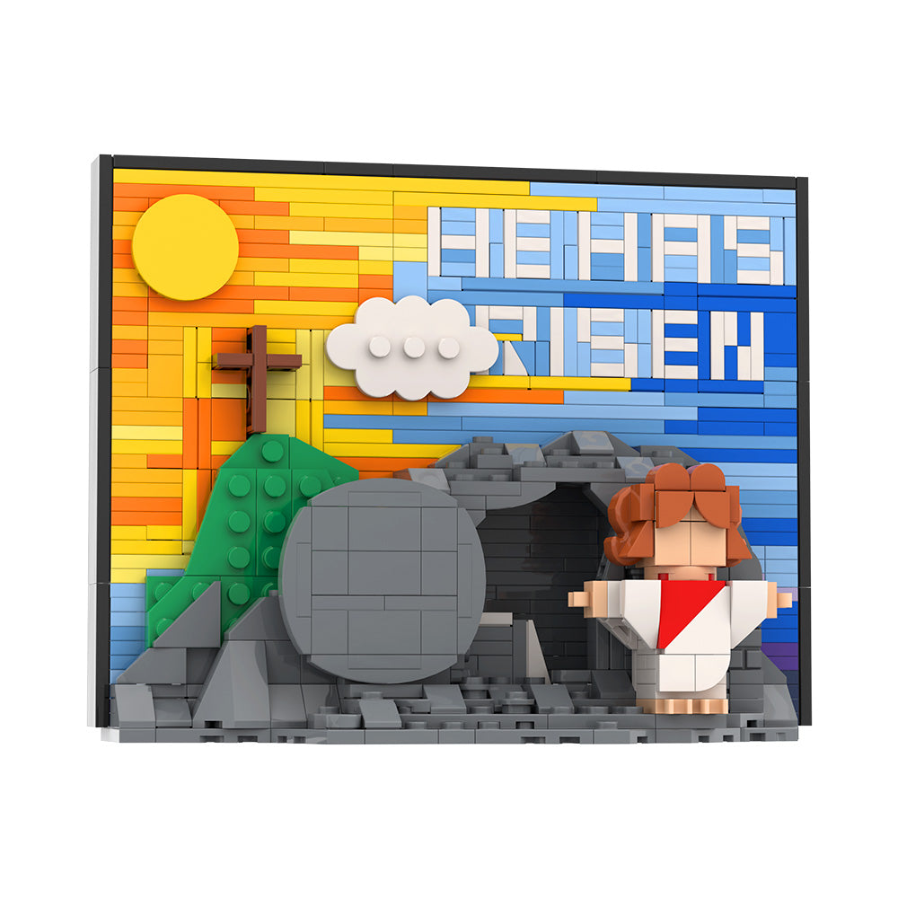 675PCS Jesus Resurrection Scene MOC Building Block Bricks |MocPixel