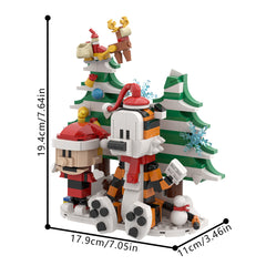 468PCS Calvin And Hobbs Christmas MOC Building Block Bricks |MocPixel