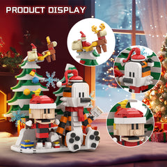 468PCS Calvin And Hobbs Christmas MOC Building Block Bricks |MocPixel
