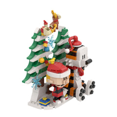 468PCS Calvin And Hobbs Christmas MOC Building Block Bricks |MocPixel