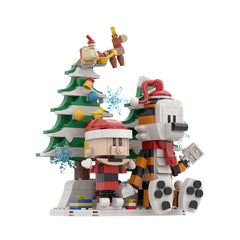 468PCS Calvin And Hobbs Christmas MOC Building Block Bricks |MocPixel