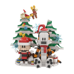 468PCS Calvin And Hobbs Christmas MOC Building Block Bricks |MocPixel