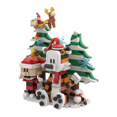 468PCS Calvin And Hobbs Christmas MOC Building Block Bricks |MocPixel