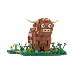 398PCS Highland cattle/ Kyloe MOC Building Block Bricks |MocPixel