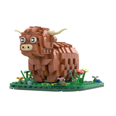 398PCS Highland cattle/ Kyloe MOC Building Block Bricks |MocPixel